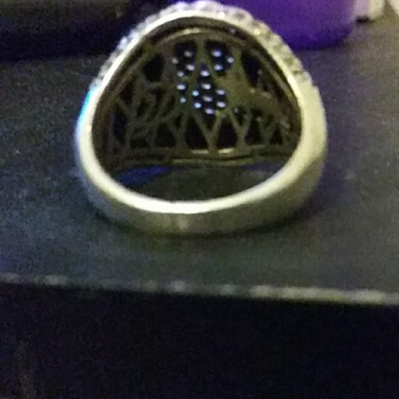 Cuban no fade ring gold and silver - Picture 3 of 4